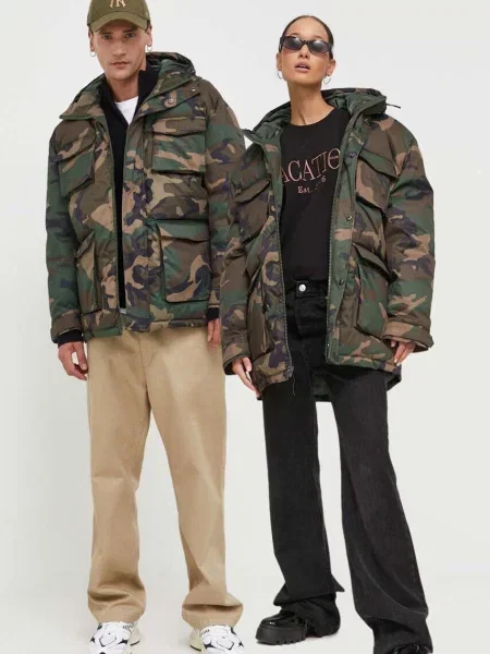 Parka Guess Originals zielona