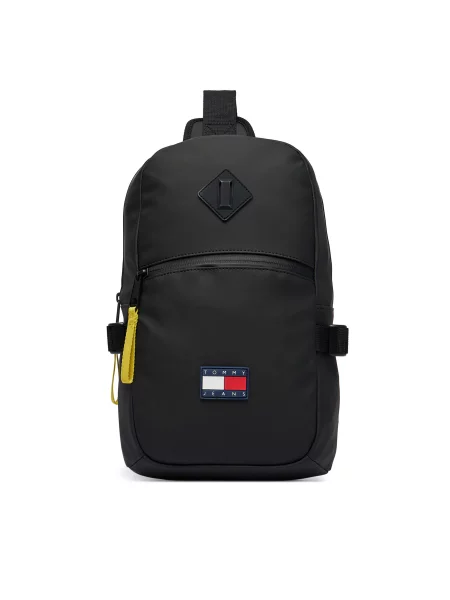 Tommy Jeans Torbica za okrog pasu Tjm Daily Elevated Sling Bag črna
