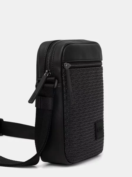 HUGO Torba za čez ramo črna