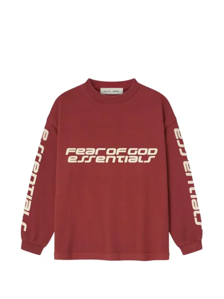 Koszulka dziecięca Fear Of God Essentials czerwona