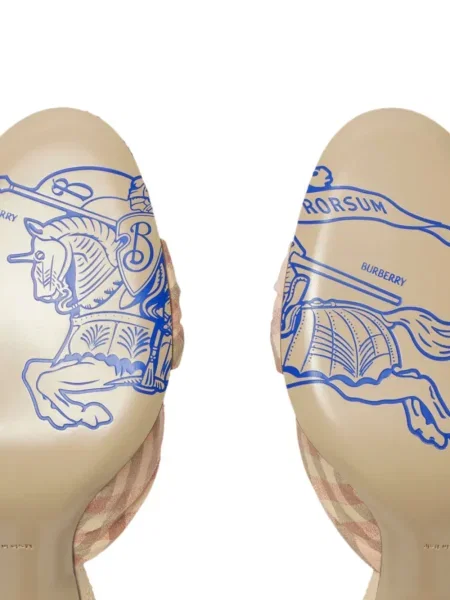 Papuci tip mules Burberry roz