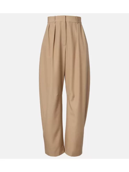 Pantaloni Loewe de lână bej