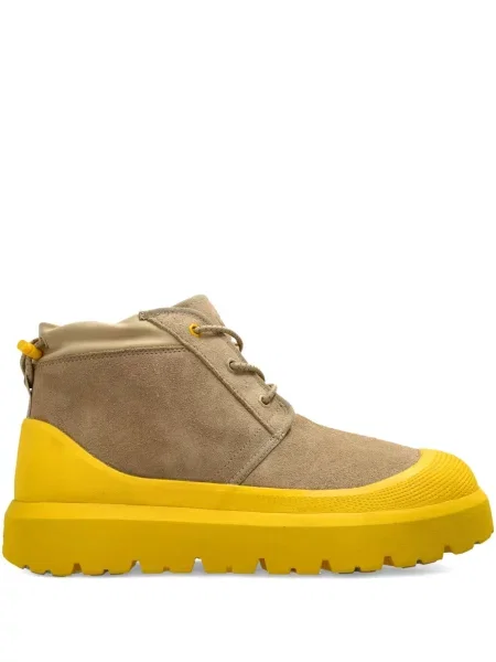 Botine Ugg cu șireturi din piele de căprioară