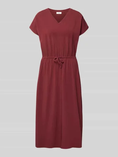 Sukienka casualowa o kroju relaxed fit z mieszanki bawełny S.oliver Red Label