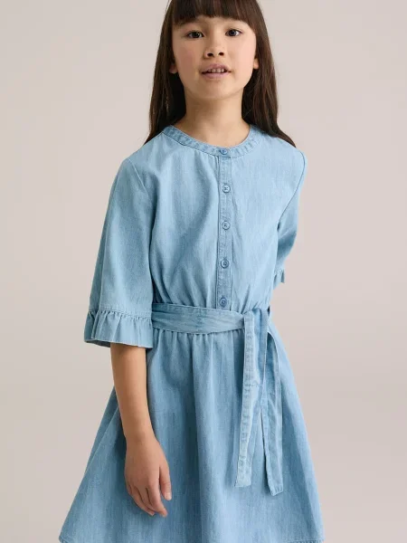 WE Fashion Rochie deschis albastru