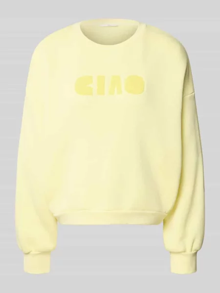 Bluza o kroju oversized z okrągłym dekoltem Lanius