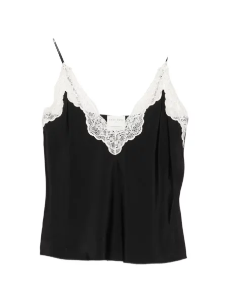 Top Forte Forte koronkowy czarny