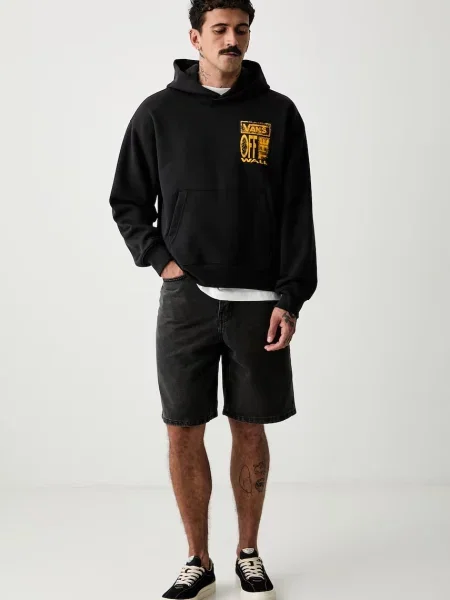 Vans hanorac cu glugă pentru bărbați cu negru