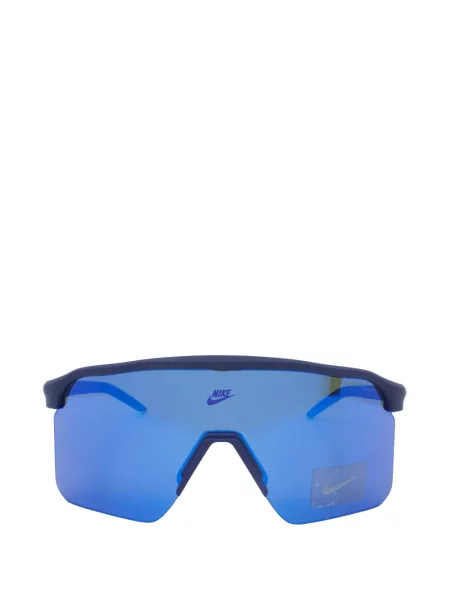 Ochelari de soare Nike de catifea cu autograf retro alb