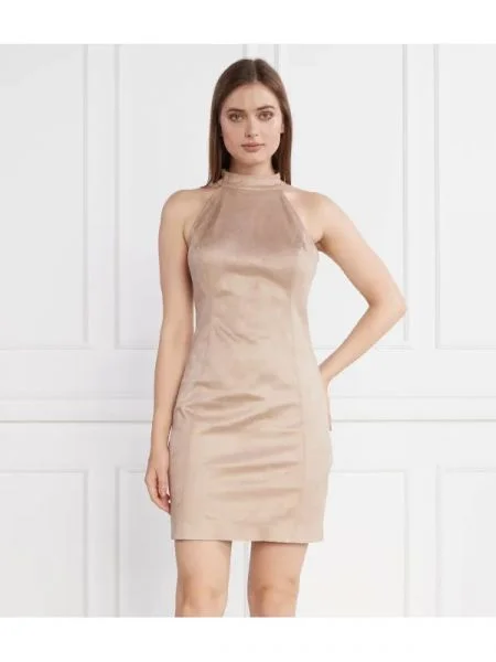 GUESS Rochie NAOMI HALTER bej