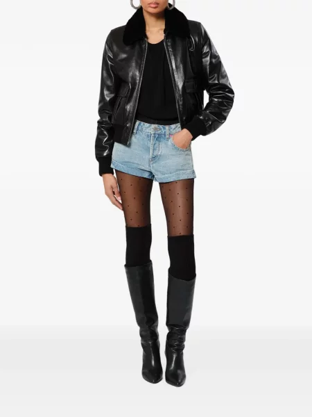 Pantaloni scurți din denim Isabel Marant albastru