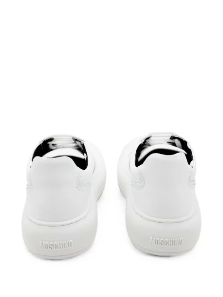 Sneakerși Moschino alb