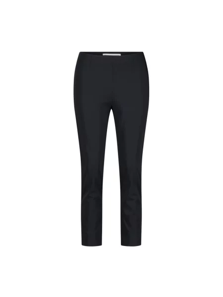 Wąskie spodnie typu pull-on z techno-bawełny superstretch Raffaello Rossi czarne