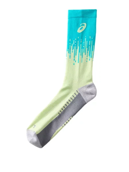 ASICS Sportzoknik azúr / világoszöld