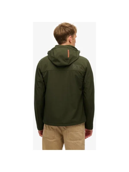 Яке Superdry от софтшел зелено