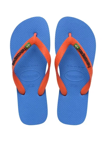 Havaianas japonke BRASIL LOGO modra