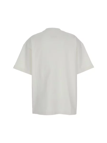 Koszulka Jil Sander z logo biała