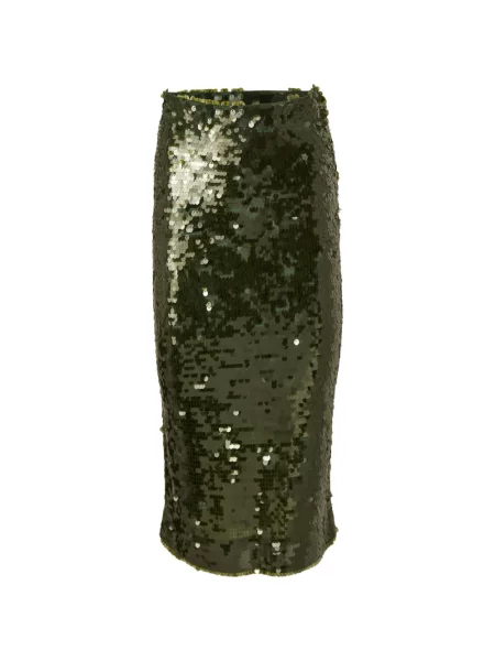 Fustă tip creion Carolina Herrera cu paiete verde