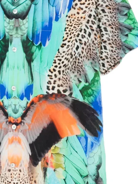 Košile Camilla s potiskem modrá