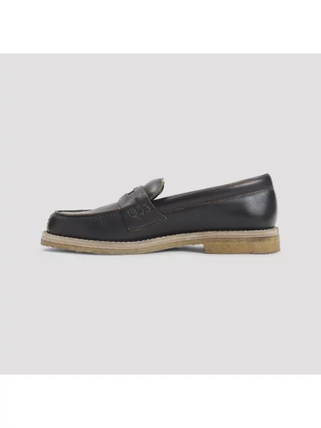 Półbuty Golden Goose skórzane brązowe