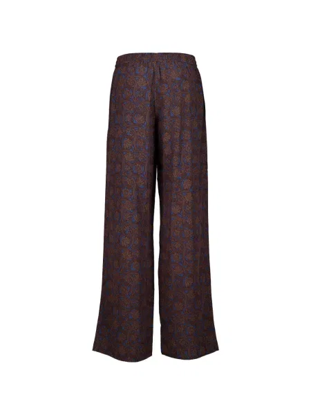 Pantaloni Matteau cu cordon maro