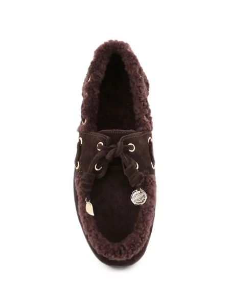Loafers Ancient Greek Sandals σουέντ καφέ