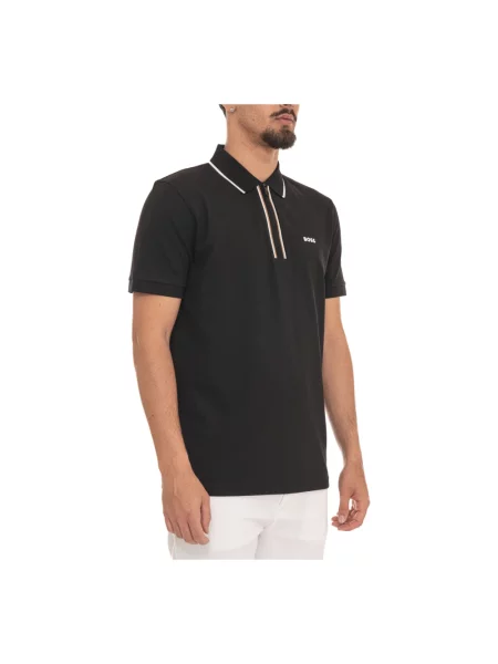 Koszulka polo Boss czarna