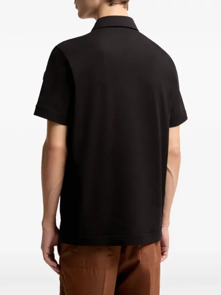 Поло тениска Moncler черно