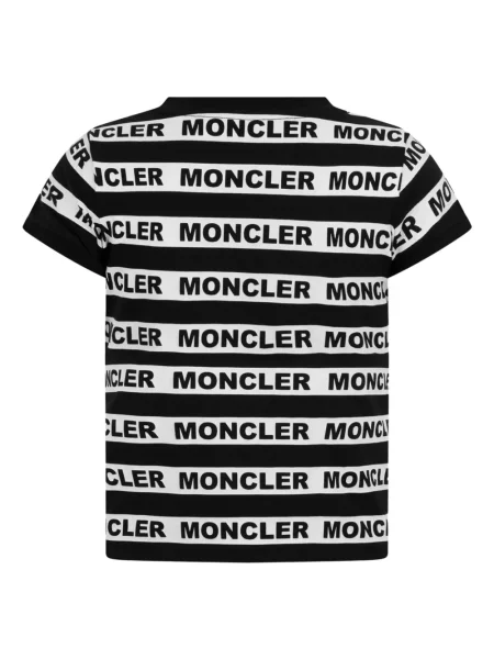 Koszulka dziecięca Moncler Enfant czarna
