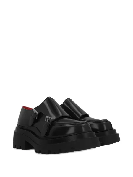 Pantofi loafer Plan C din piele negru