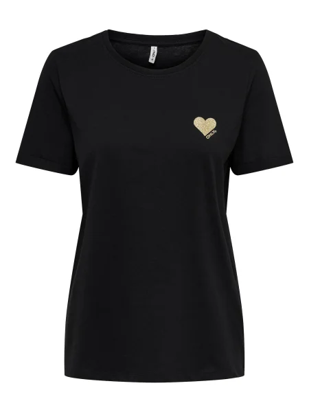 Tricou Only scurt negru