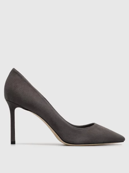 Замшевые туфли Jimmy Choo серые