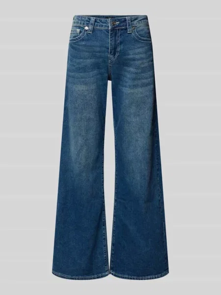 Jeansy z szeroką nogawką model ‘BOBBY BAGGY’ True Religion niebieskie
