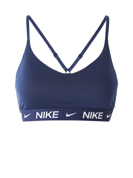 NIKE Sutien sport INDY bleumarin alb