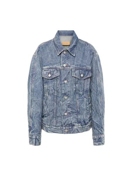 Kurtka jeansowa Mm6 Maison Margiela niebieska