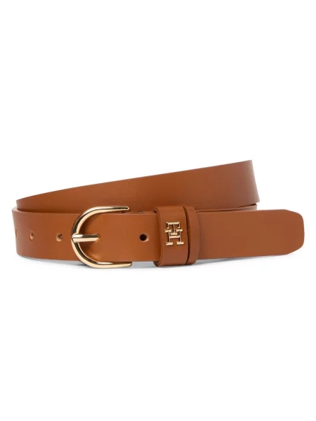 Pasek Tommy Hilfiger brązowy