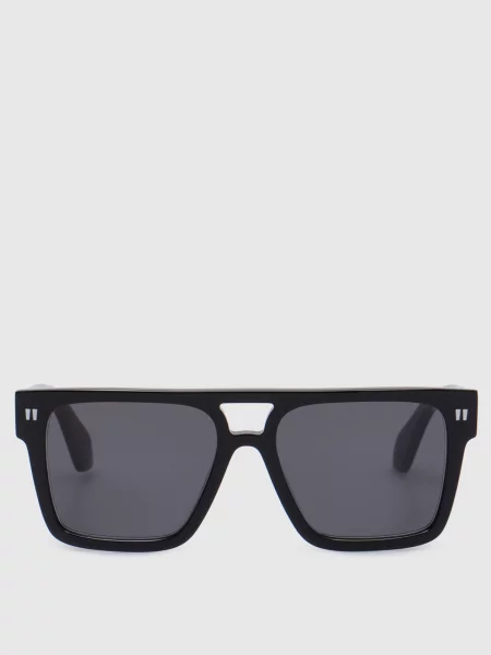 Сонцезахисні окуляри Springfild Off-white чорні