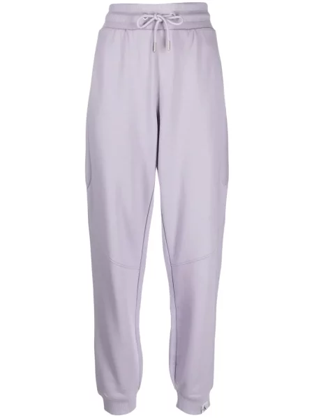 Pantaloni Calvin Klein Jeans din jerseu violet
