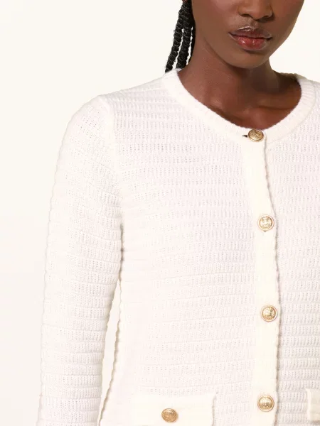 Lilienfels Kardigan Z Dodatkiem Kaszmiru weiss