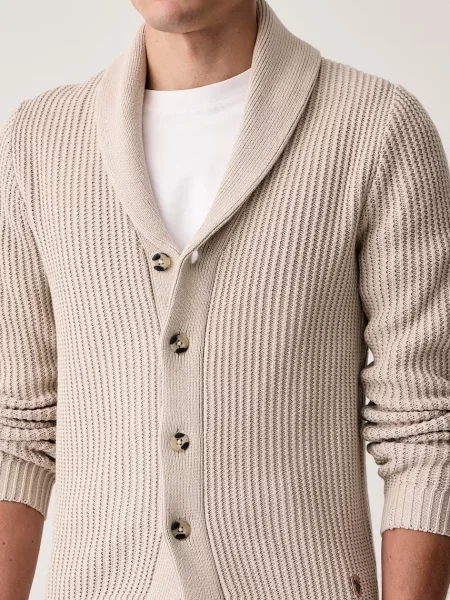 U.S. Polo Assn. кардиган SHAWL COLLAR KNIT