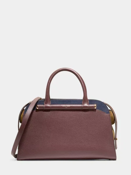 Кожаная сумка Cole Haan коричневая