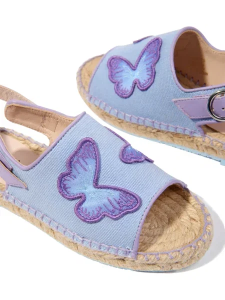 Espadryle dziecięce Sophia Webster Mini fioletowe