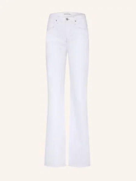 The Frankie Shop Rovné Džíny Dalston white bílé