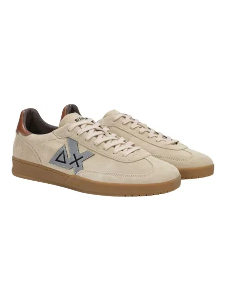Sneakersy Sun68 zamszowe beżowe