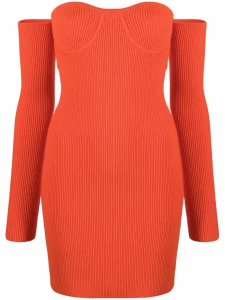 Mała mały sukienka mini Helmut Lang garniturowa czerwona