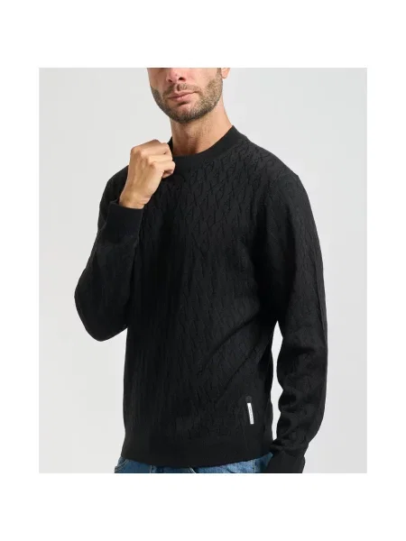 Sweter Armani Exchange wełniany czarny