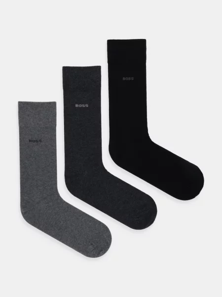 BOSS nogavice 3P RS Uni CC paket 3 kosov siva