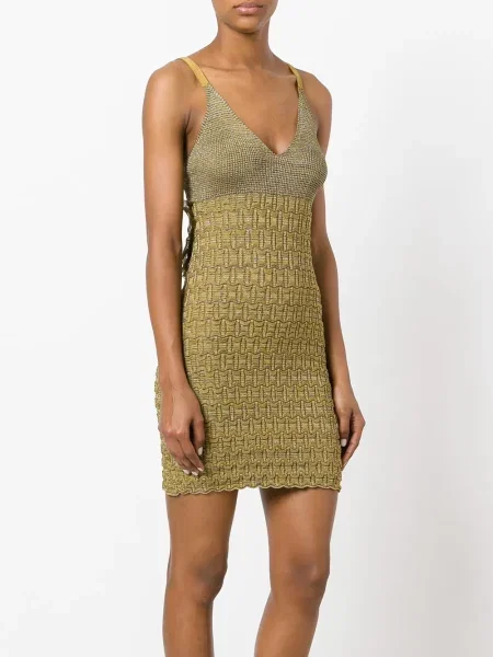 Rochie Kenzo cu spatele deschis verde