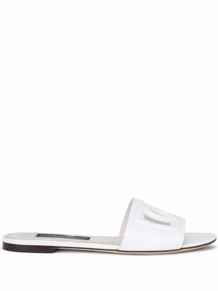 Papuci Dolce & Gabbana alb