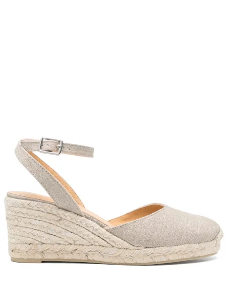Espadrile Castaner argintiu